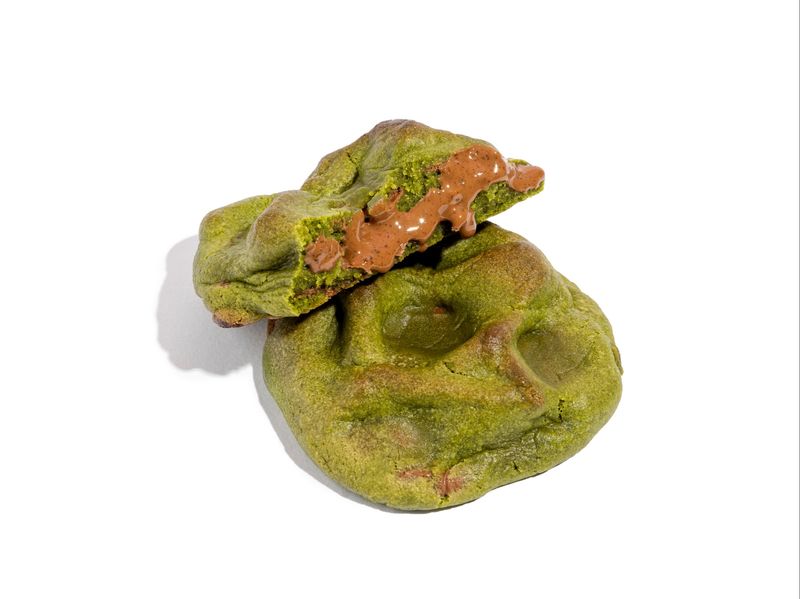 Milk Chocolate Matcha Cookies