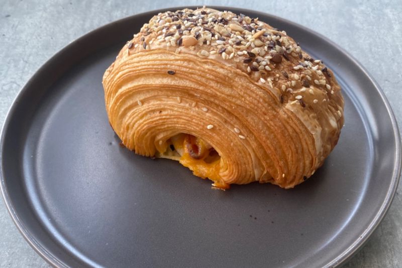 Smoked Turkey And Cheese Croissant